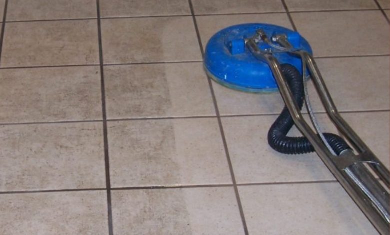 tiles and grout cleaning