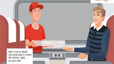 Food Delivery At Railway Station