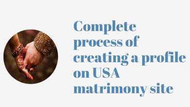 What is a complete process of creating a profile on USA matrimony site?