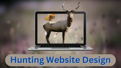 hunting website design